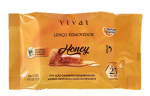 LENÇO REMOVEDOR DE MAQUIAGEM - HONEY / VIVAI