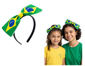 TIARA COM LAÇO BRASIL