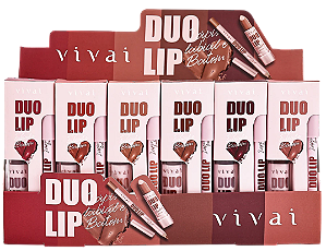 DUO LIP - BATOM EM BALA E LÁPIS LABIAL / VIVAI