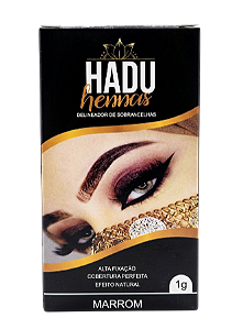 HENNA PARA SOBRANCELHAS - MARROM / HADDU HENNAS