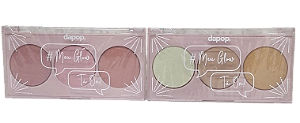PALETA DE ILUMINADOR- MEU GLOW TÁ ON- (DP2384) / DAPOP