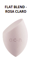 ESPONJA FLAT BLEND - ROSA CLARO/ OCÉANE