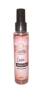 BOBY SPLASH DEO COLÔNIA - LOVE - CASTILLA COSMÉTICOS