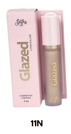 CORRETIVO LÍQUIDO FACIAL GLAZED CONCEALER - COR 11N / LATIKA