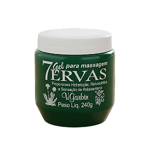 GEL PARA MASSAGEM -7 ERVAS 240G / V. GARBIN