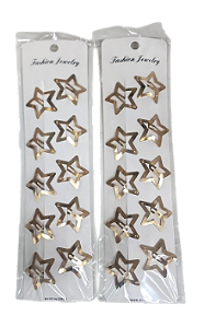 TIC TAC DE ESTRELA PARA CABELO DOURADO