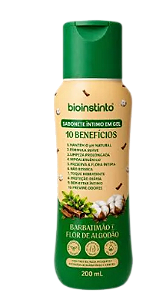 SABONETE ÍNTIMO EM GEL - BARBATIMÃO FLOR DE ALGODÃO / BIO INSTINTO