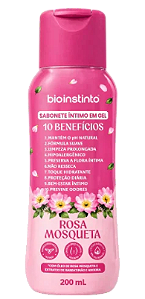 SABONETE ÍNTIMO EM GEL - ROSA MOSQUETA / BIO INSTINTO