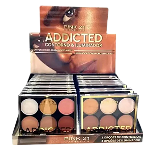 CONTORNO E ILUMINADOR ADDICTED / PINK 21