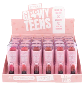 BLUSH EM BASTÃO-GLOWY TEENS / PINK 21