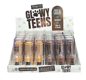 CONTORNO EM BASTÃO -GLOWY TEENS /PINK 21