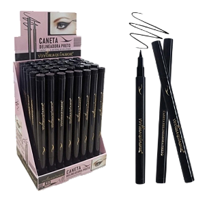 CANETA DELINEADORA - PRETA / YOYO MAQUIAMOR