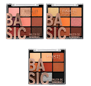 PALETA DE SOMBRAS - BASIC /PINK 21