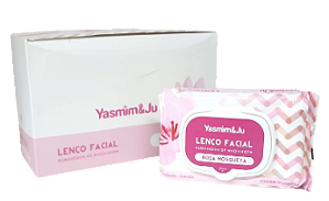 LENÇO DEMAQUILANTE FACIAL - ROSA MOSQUETA / YASMIM&JU