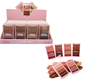 PALETA DE SOMBRAS - EYELUX / FEMME PARIS