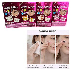 ADESIVOS PARA ACNES (VALOR UNITÁRIO DA CARTELA)