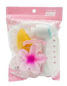 KIT DE ACESSÓRIO (ESCOVA DE LIMPEZA E PREDENDOR DE CABELO )