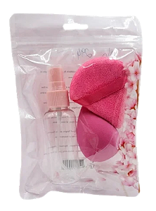 KIT DE BELEZA (BORIFADOR +ESPONJA FACIAL )