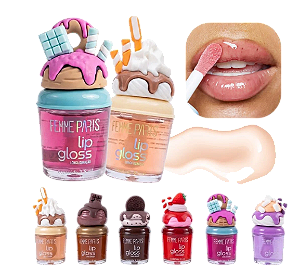 LIP GLOSS LONGA DURAÇÃO -FR025 /FEMME PARIS