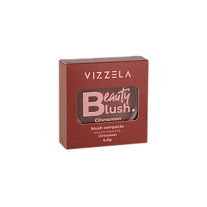 BLUSH COMPACTO EDIÇÃO ESPECIAL- CINNAMON/ VIZZELA