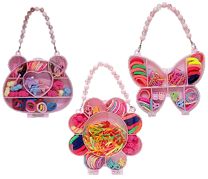 CONJUNTO DE ELÁSTICOS PARA CABELOS - MODELOS VARIADOS
