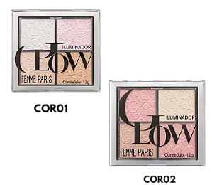 PALETA DE ILUMINADOR GLOW-FR624 / FEMME PARIS