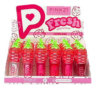 LIP GLOSS -FRESH /PINK 21