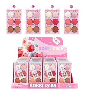 PALETA 3 EM 1 BLUSH ILUMINADOR E CONTORNO -BB5184 / BOBBI RARA