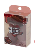 KIT COM 4 ESPONJAS PARA MAQUIAGEM - CHOCO / MAHAV
