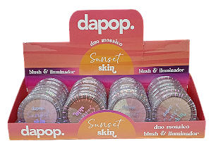 DUO DE BLUSH E ILUMINADOR -SANSET SKIM / DAPOP