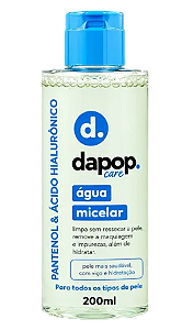 ÁGUA MICELAR- PANTENOL E ACIDO HIALURÔNICO / DAPOP