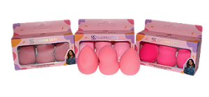KIT DE ESPONJA PARA MAQUIAGEM - SP2128 /SABRINA SATO