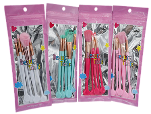 KIT COM 5 MINI PINCÉIS - CABO CONCHA (VALOR UNITÁRIO)