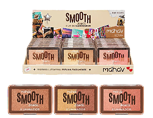 DUO DE ILUMINADOR EM PÓ COMPACTO SMOOTH / MAHAV