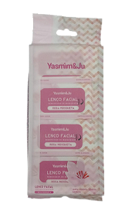 LENÇO FACIAL REMOVEDOR DE MAQUIAGEM - ROSA MOSQUETA / YASMIM&JU