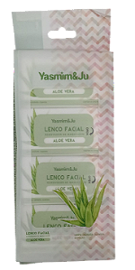 LENÇO FACIAL REMOVEDOR DE MAQUIAGEM - ALOE VERA / YASMIM&JU