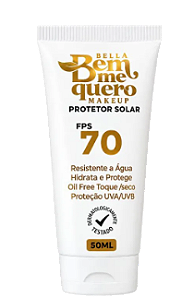 PROTETOR SOLAR - FPS 70 / BELLA BEM ME QUERO MAKEUP