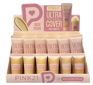 BASE LÍQUIDA ULTRA COVER SOFT MATTE/ PINK 21