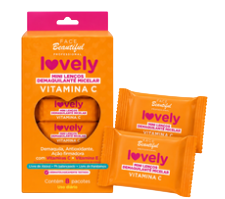 MINI LENÇO UMEDECIDOS MICELAR- VITAMINA C/ FACE BEAUTIFUL