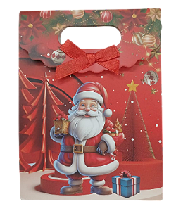 SACOLA DE PRESENTE DE NATAL 12X6X16CM -LC8426 / CHINA
