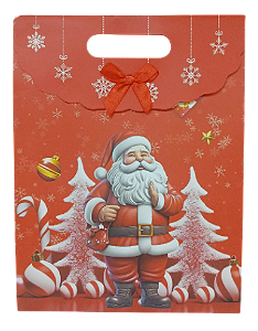 SACOLA DE PRESENTE DE NATAL 24X11X31CM -LC8436 / CHINA