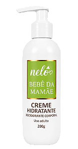 CREME HIDRATANTE DESODORANTE CORPORAL - BEBÊ DA MAMÃE / NELÔ