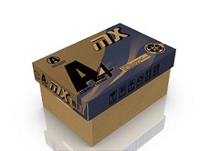 Papel Sulfite A4 - 75g - caixa c/ 10 resmas.