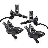 Freio Hidráulico Shimano Deore Dianteiro e Traseiro BL-M6100/Br-M6120 Com 4/ Pistões