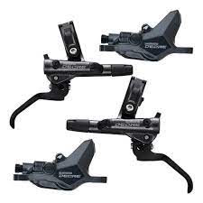 Freio Shimano  Hidráulico  Deore BL-M6100/BR-M6100 2/Pistões Dianteiro e Traseiro  S/Rotor