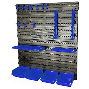 Painel Porta Ferramentas 18 pçs Organizador Maxx Tools Azul