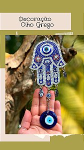 Mão de Fátima com Olho Grego ( G )