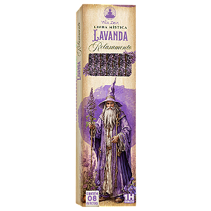 Incenso Vila Zen Linha Mística Magos - Lavanda Relaxamento 8 Varetas