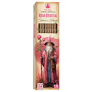 Incenso Vila Zen Linha Mística Magos -  Rosas Celestial  Amor e Paixão 8 Varetas