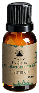Essências Vila Zen 15 ml - Eucalipto e Hortelã - Resistência